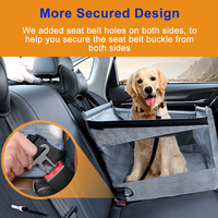 Dog Car Seat Waterproof Adjustable Dog Hammock for Car Portable Folding Travel Bags for Small to Medium Dogs Washable