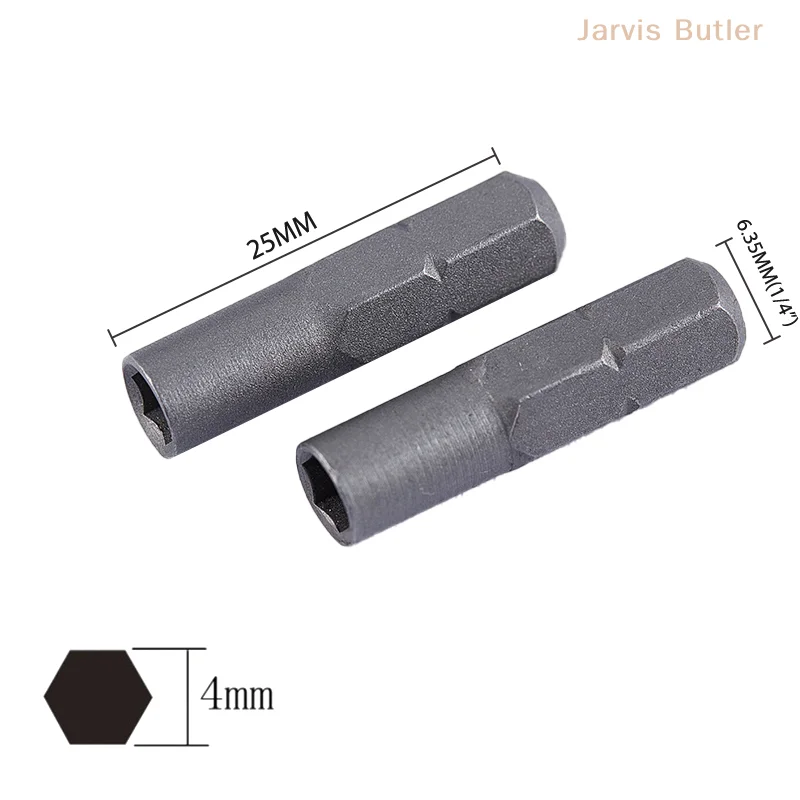 

1pc 6.35mm 1/4" Insert Bit Adapter To System 4mm Hex Shank Electric Screwdriver Tool Micro Bit Socket Adaptor Holder