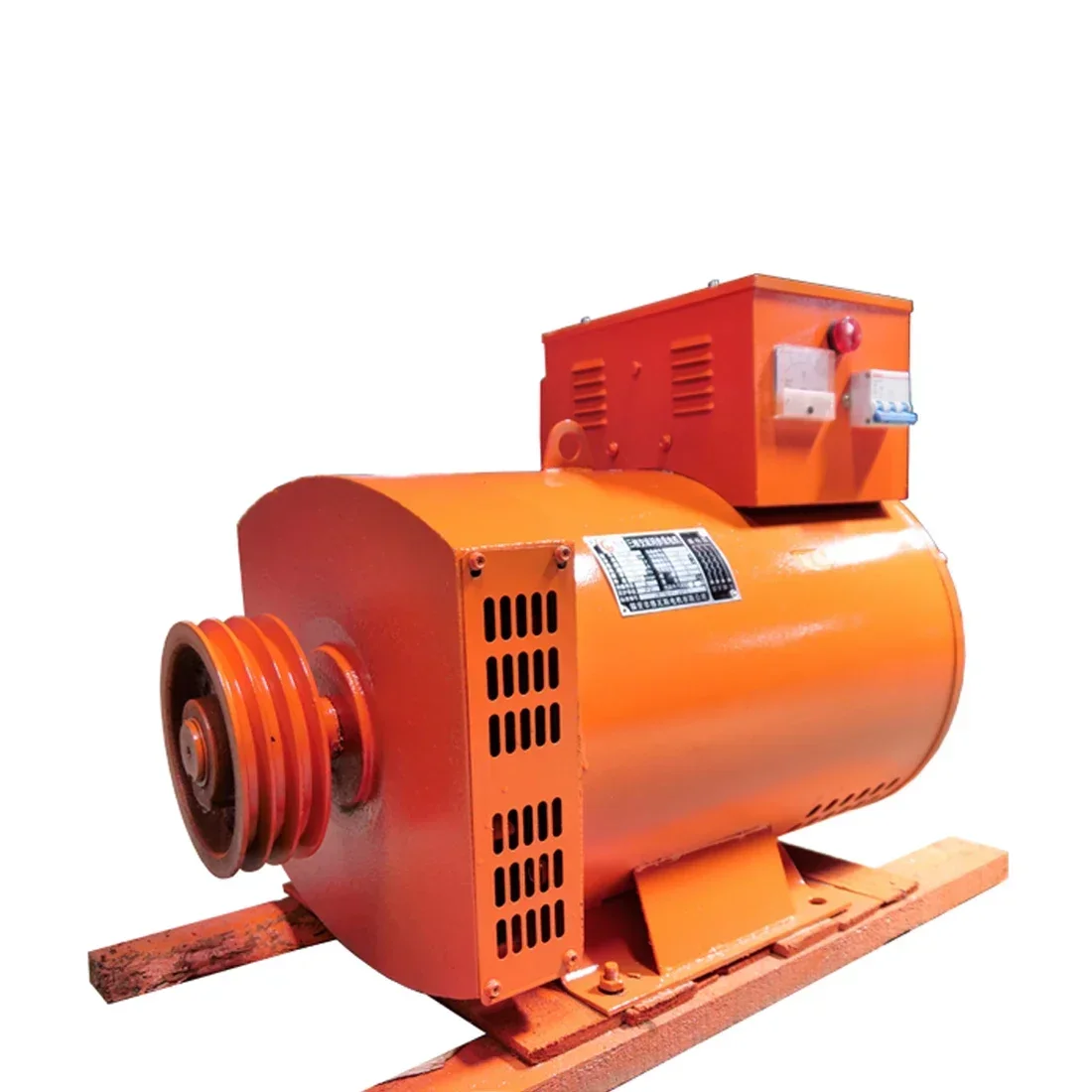 5kw/10kw/15kw/20kw/24kw/30kw generator generator single machine single pulley belt single generator household