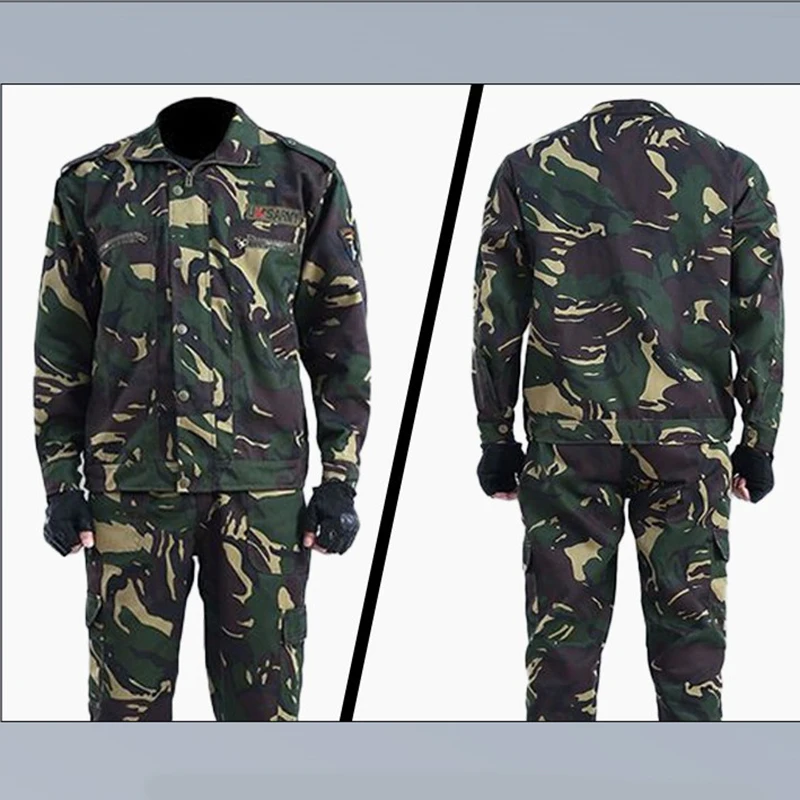 Tactical Jacket For Man 2024 New Autumn Waterproof Camouflage Hunting Training Set Long Sleeve Outdoor Durable Training Suits