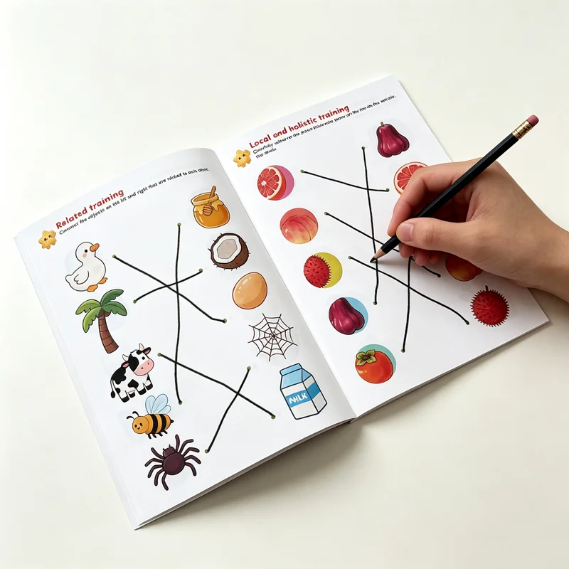 Children's Pairing and Logic Workbooks Set: 2 Books — Find the Same, Shadow Matching