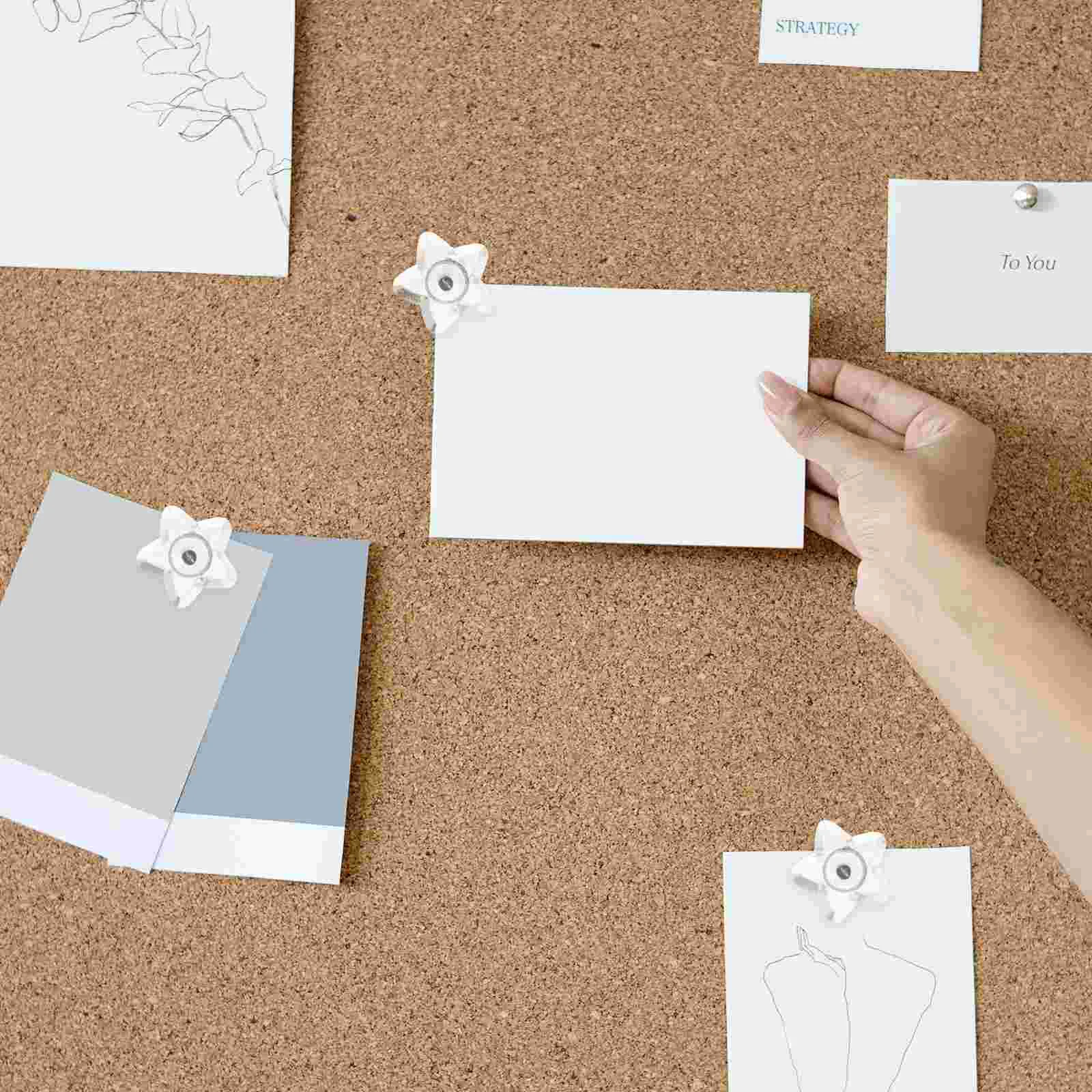 100 Pcs Multi-function Thumbtacks Convenient Pushpins Delicate Star Shaped Office