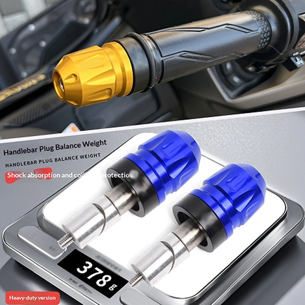 For SYM Joymax F 300 Joyride 300 Handlebar End Weights CNC Aluminum Vibration Reduction Bar Ends Accesorios Moto