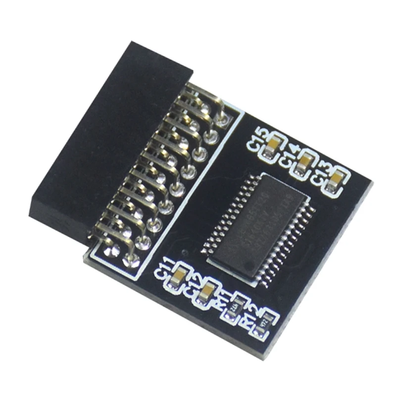 

Quality PCB 18Pin Connectors TPM2.0 Encryption Security Module for Computer for Desktops Laptop, Durability and Reliable