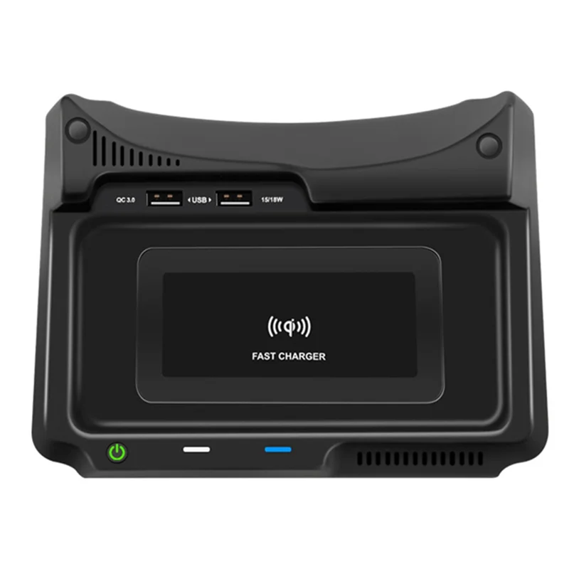 A64P-15W Car Wireless Charger QI Phone Charger Fast Charging Case Phone Holder Replacement Parts Accessories For Honda CRV 2017-