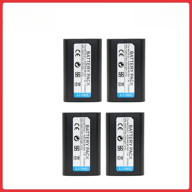 

4 шт. аккумулятора EN-EL1 ENEL1 EN EL1 емкостью 1400 мАч для Nikon CoolPix 4300 5400 8700 500 775 880 885 990 995