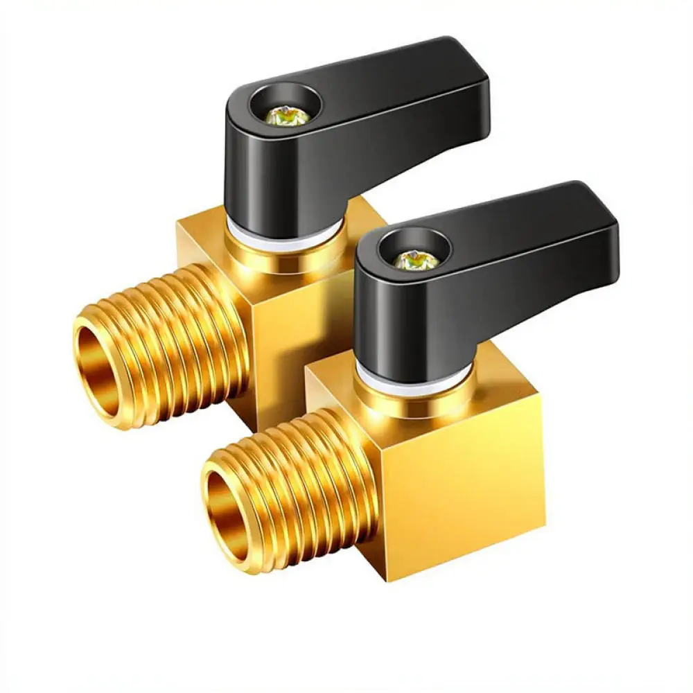 1/4 Inch Male Female Brass Ball Valve Straight Pneumatic Air Compressor Water Pipe Flow Regulator Switch For Jungong Fittings
