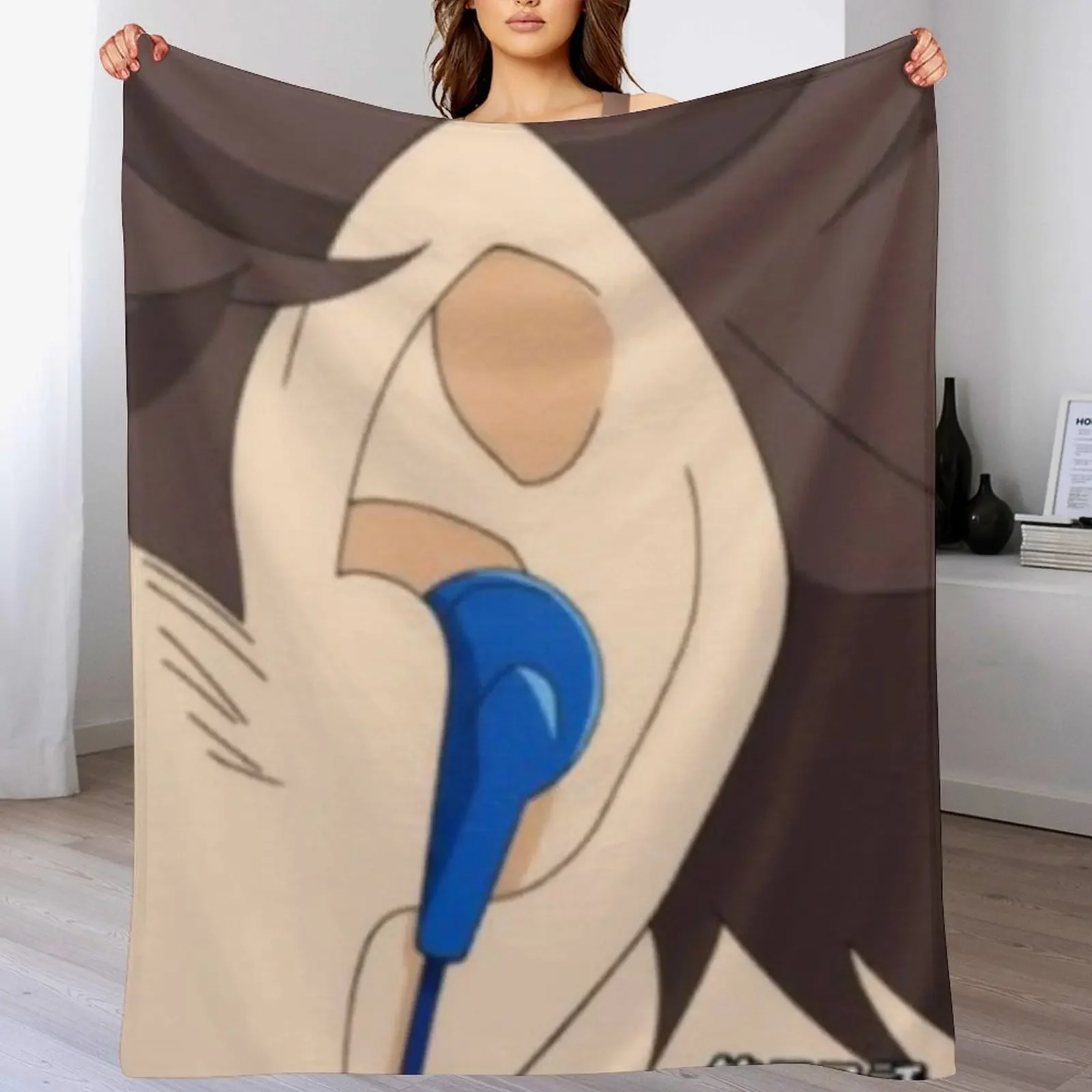 

Oikawa's ear Throw Blanket Modern Design Soft Blanket for Home Decor