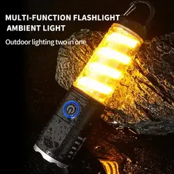 Super Bright New LED Flashlight Multi-Functional Camping Light Emergency Lamp Outdoor Running Zoom Pocket Flashlight