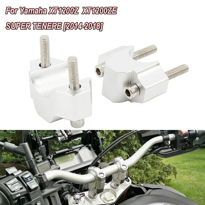 NEW Motorcycle Handlebar Riser Bars Clamp For Yamaha XT1200Z Super Tenere 1200 2014 2015 2016 2017 2018 2019 XT 1200 Z