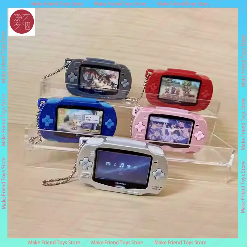 Authentic Japanese Toys Gashapon Mini Voice Recorder Keychain Retro Handheld Recording Toy Model Collectible Capsule Toy