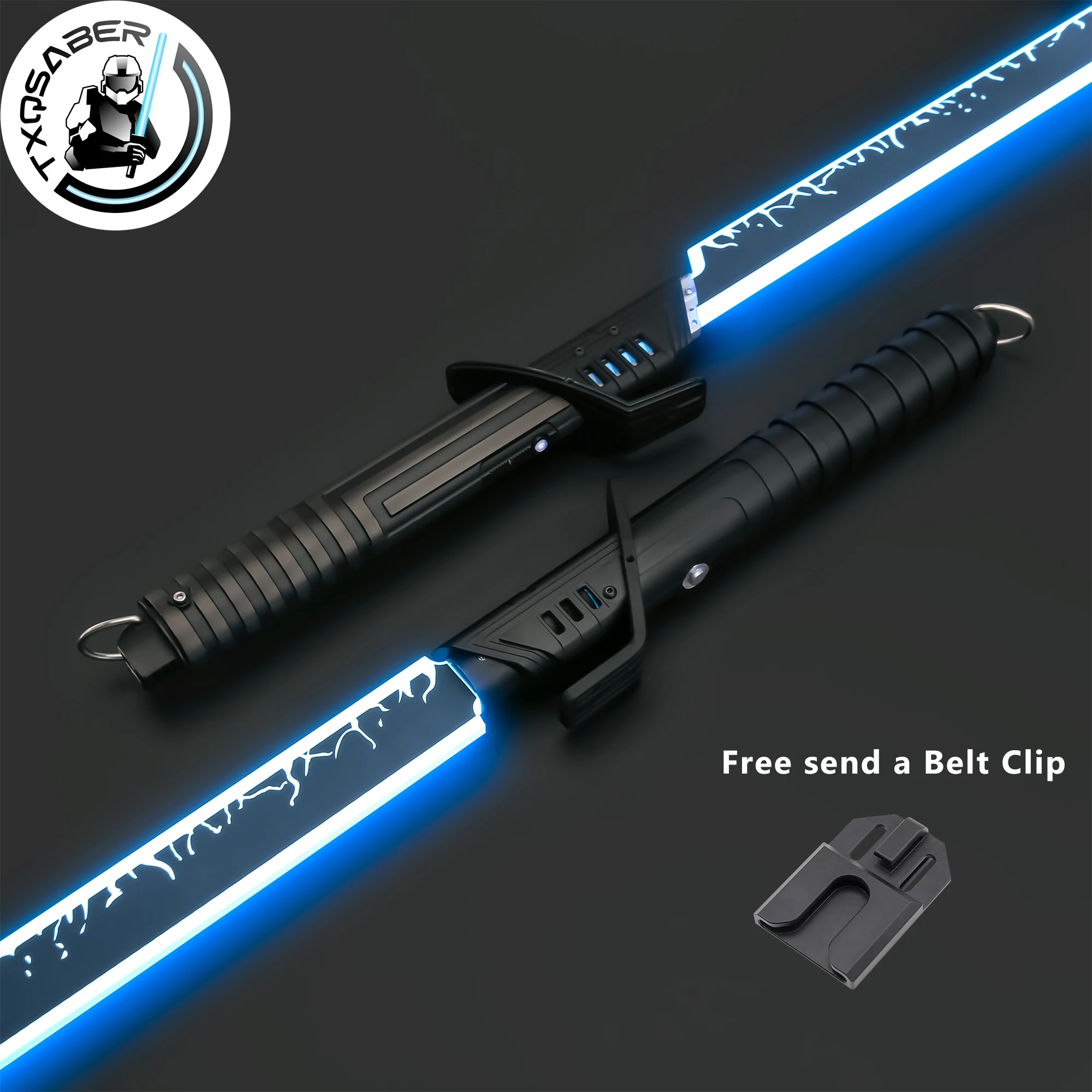 

TXQSABER Replica Lightsaber Dark Saber SD RGB Neo Pixel Laser Sword Smooth Swing FOC Blaster Light Sword Toys Cosplay for Adult