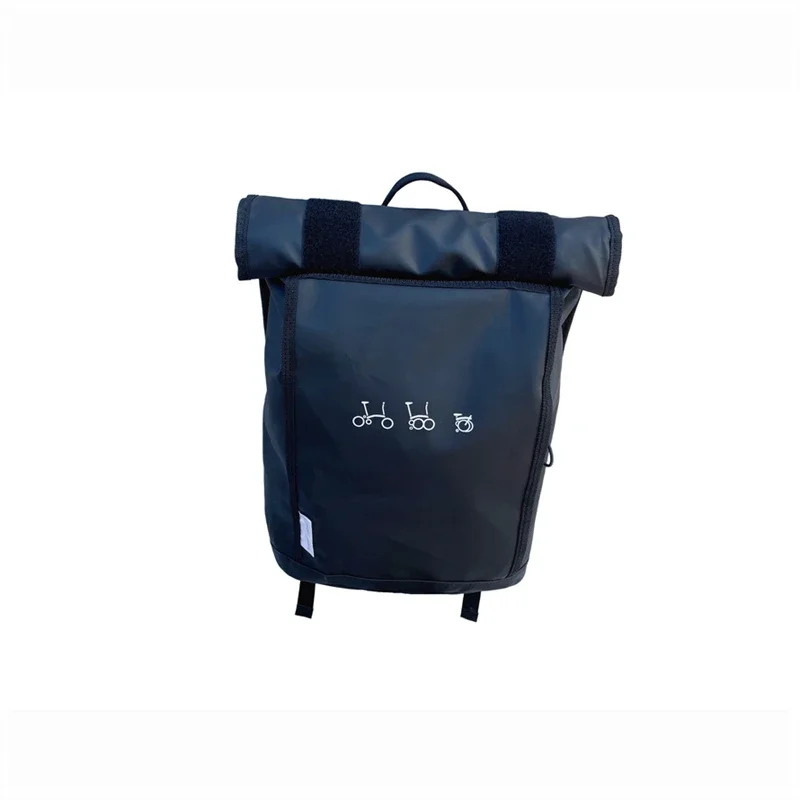 

412 Folding Bike Black Head Bag Backpack Waterproof IAMOK Front Bags For Brompton Birdy Dahon Bicycle Accessories