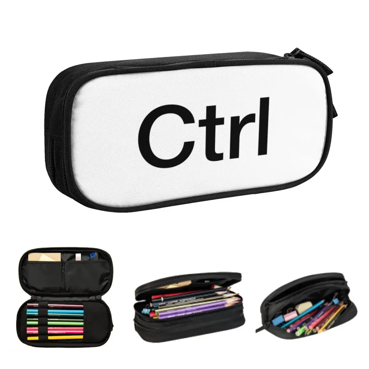 

Ctrl компьютерная клавиатура, пеналы для клавиш, большая емкость, сумки для ручек, пенал для ручек для мальчиков и девочек, студентов, канцелярские принадлежности, школьные принадлежности