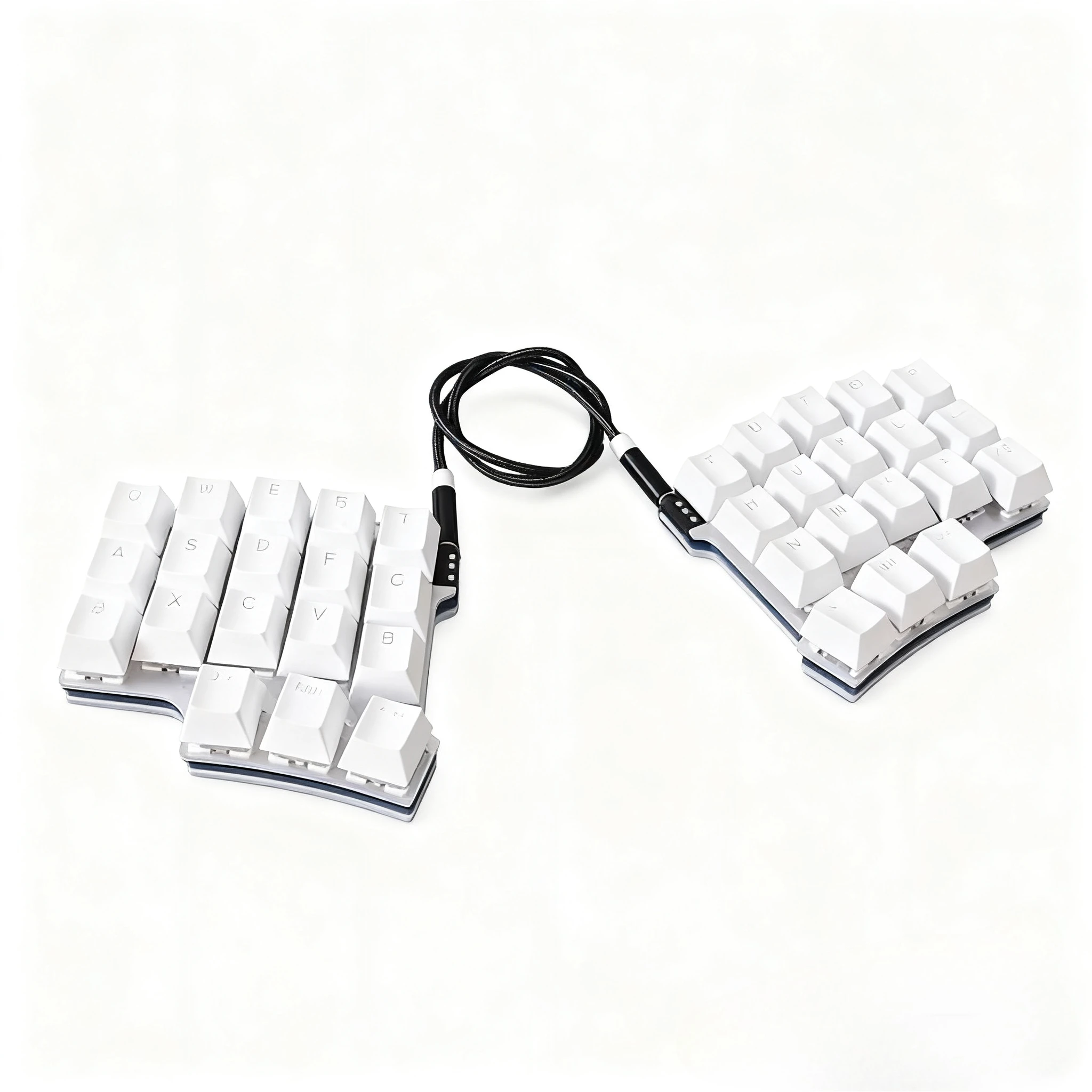 3x5 Split Keyboard Kit X7 Ergonomic QMK Wired Gaming Keyboard RGB VIAL Aluminium FR4 Plate for Mechanical Keyboard MX Switch