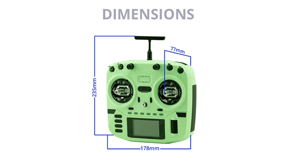 RadioMaster Boxer Crush Radio trasmettitore 2.4G 16CH M2 ELRS Multi-protocollo per RC Drone