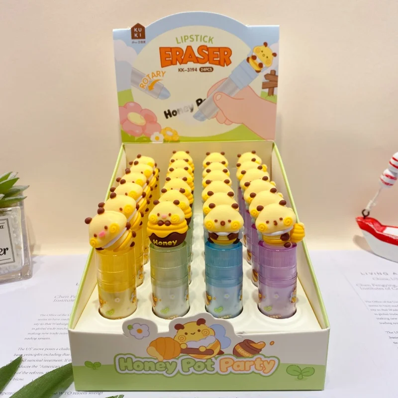 24-pz-lotto-gomme-da-cancellare-kawaii-a-forma-di-rossetto-capybara-simpatiche-gomme-per-cancellare-a-forma-di-rossetto-cancelleria-regali-forniture-scolastiche