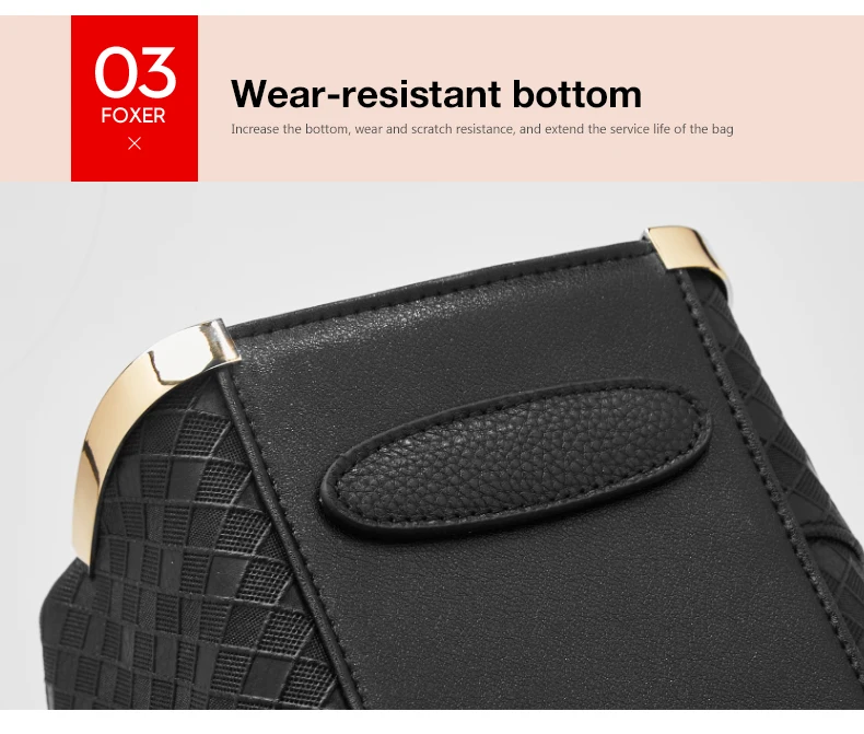 FOXER Damenhandtasche aus echtem Leder, elegantes Luxus-Design, Damen-Umhängetasche, große Kapazität, Tragetasche, bestes Geschenk für Mutter, Frau – Detail 5