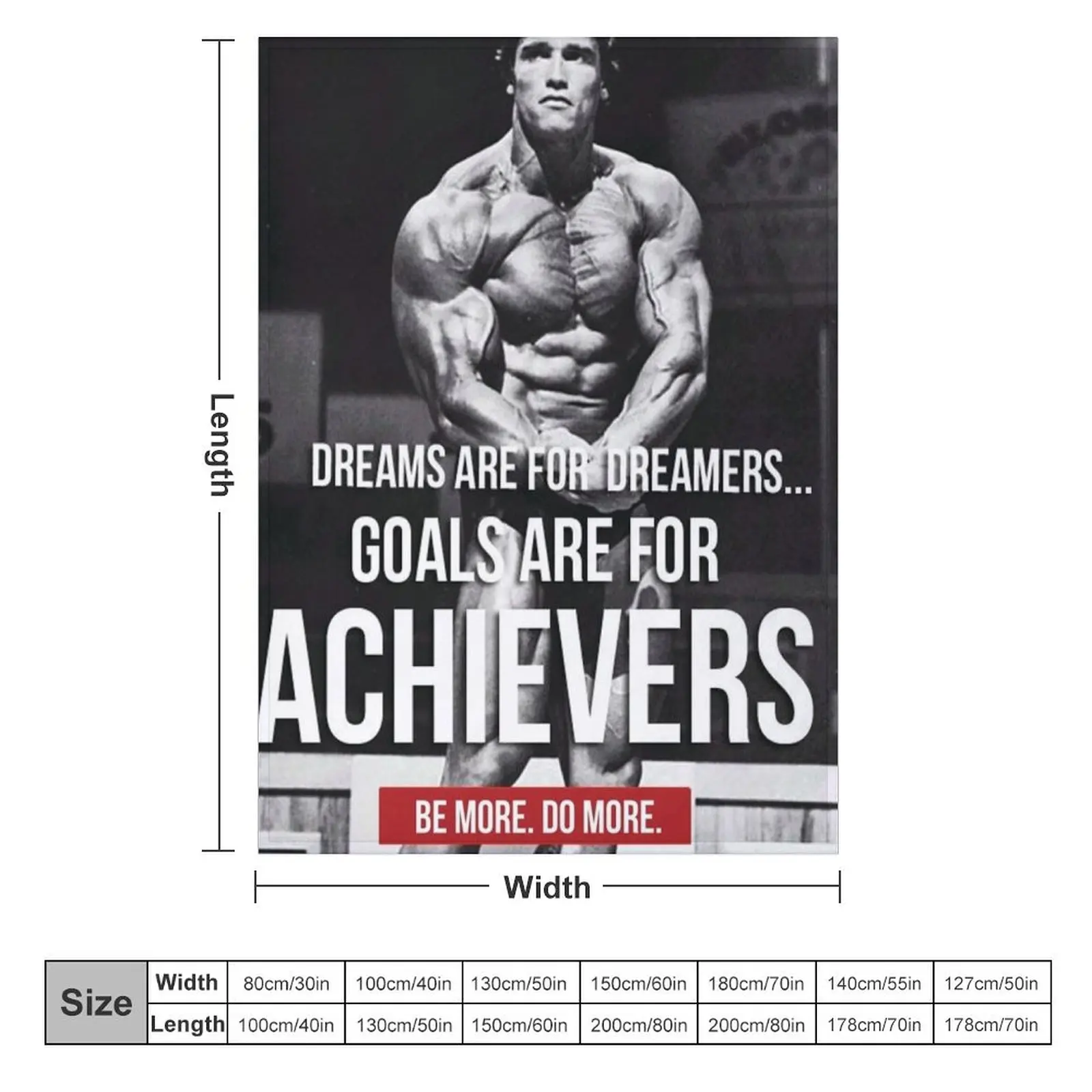 Bodybuilding Inspirational Quote Throw Blanket Blankets For Bed Soft Plush Plaid Blankets