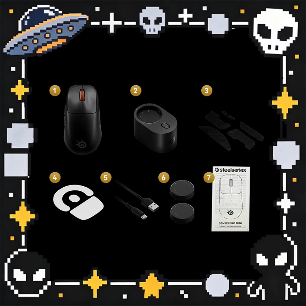 SteelSeries Sensei Pro/Rival Pro/Sensei Pro Mini/Rival Pro Mini Wireless Gaming Mouse UWB 8K Polling Rate Optical Sensor Mouse