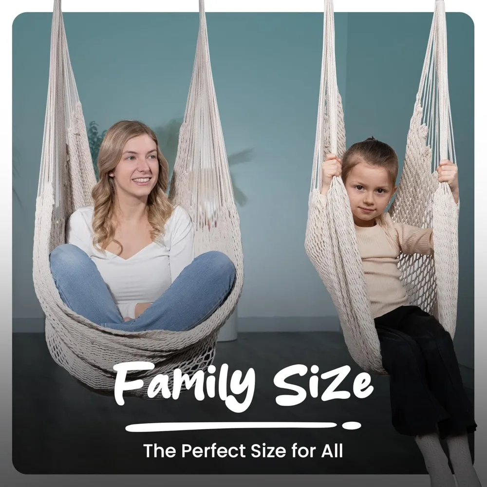 Cozy Cocoon Outdoor Indoor Swing - Ceiling Hammock Chair & Cuddle Therapy Swing - Child Hanging Pod - Bedroom Must Haves