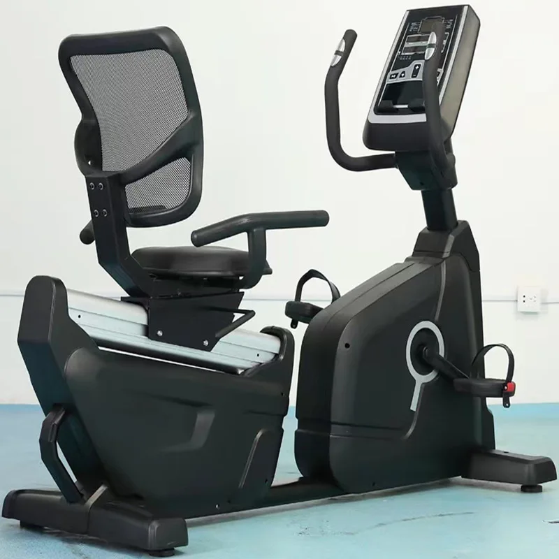 Magnetic Recumbent Exercise Bike, Self-Powered Quiet Indoor Cycling for Home Gym, Adjustable Resistance Fitness Cardio Bike