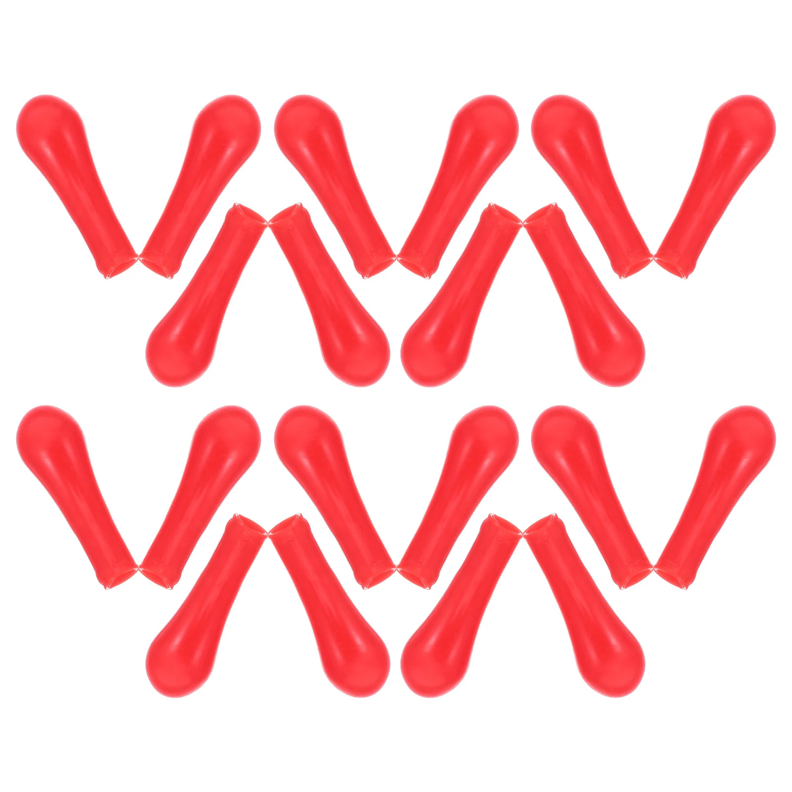 

100Pcs Red Dropper Bulb Cap Latex Pipette Bulb for Science Experiments Precision Titration Laboratory Accessories School