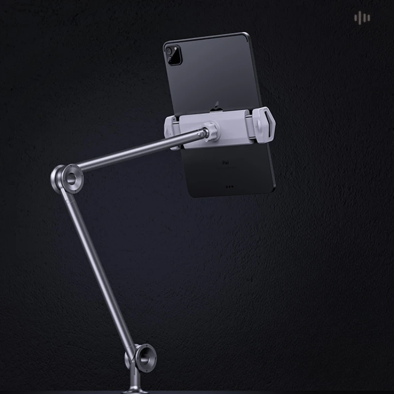 

Tablet iPad stand, aluminum alloy desktop phone stand, bed head live streaming and drama tracking tool, pad Pro support