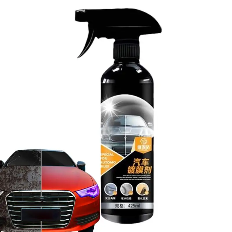 

Ceramic Coating For Cars Polishing Car Shield Coating Spray 425ml Ceramic Coating Fortify Quick Coat Car Polish Spray Waterless