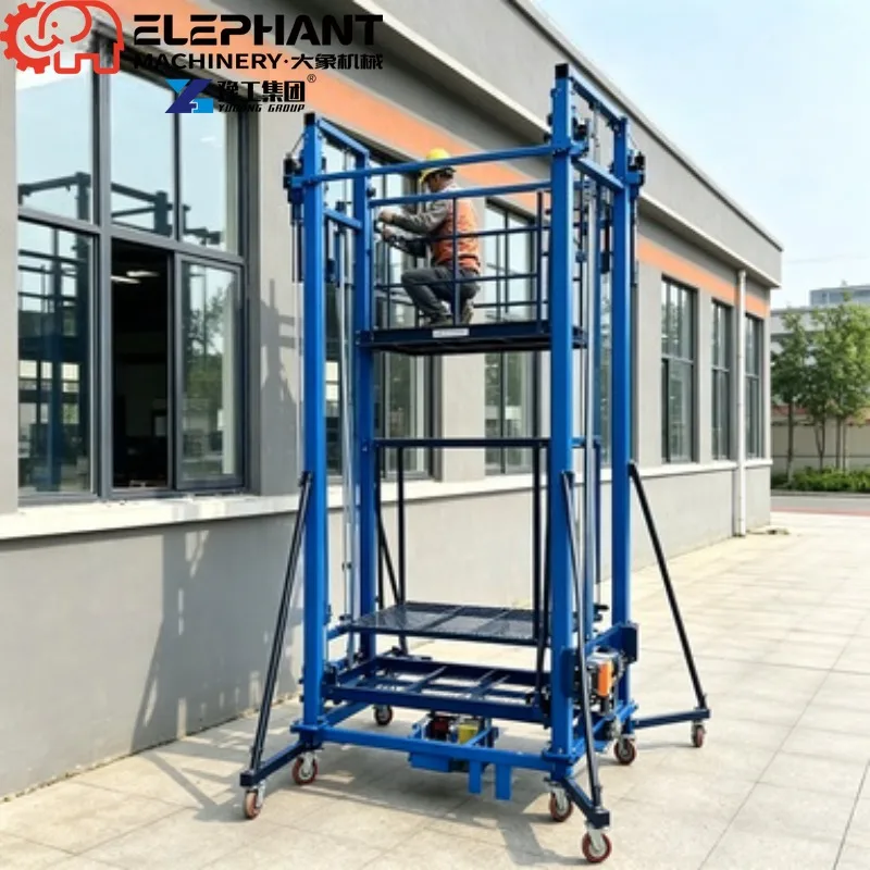 Electric Lifting Scaffold, CE Certified Hydraulic Scissor Lift Platform Mobile High Altitude Working Equipment
