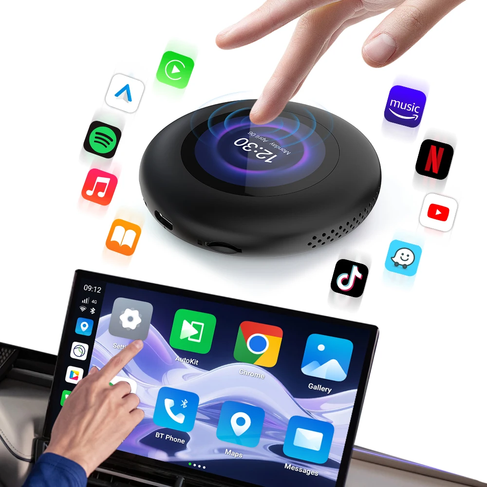

Carlinkit Tbox Ultra3 5G AI Box Android 15 8GB+128GB Wireless Carplay Dongle Ultimate Driving Entertainment For BMW