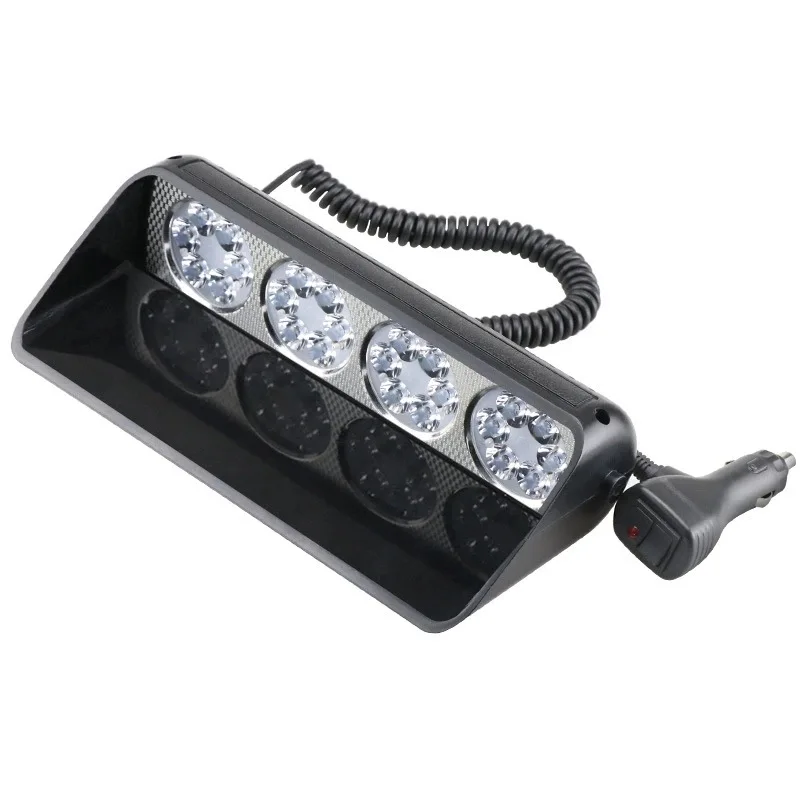 24 LED Police Light Car Lights 72W Dash Windshield Beacon Hazard Flasher Warning Flashing Lamp Car Emergency Strobe Light