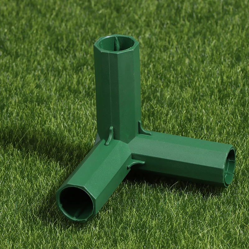 

10PCS 16MM PVC Stable Support Green Heavy Duty Greenhouse Frame Building Connector Right Angle 3 4 5-way Connector Garden Tool