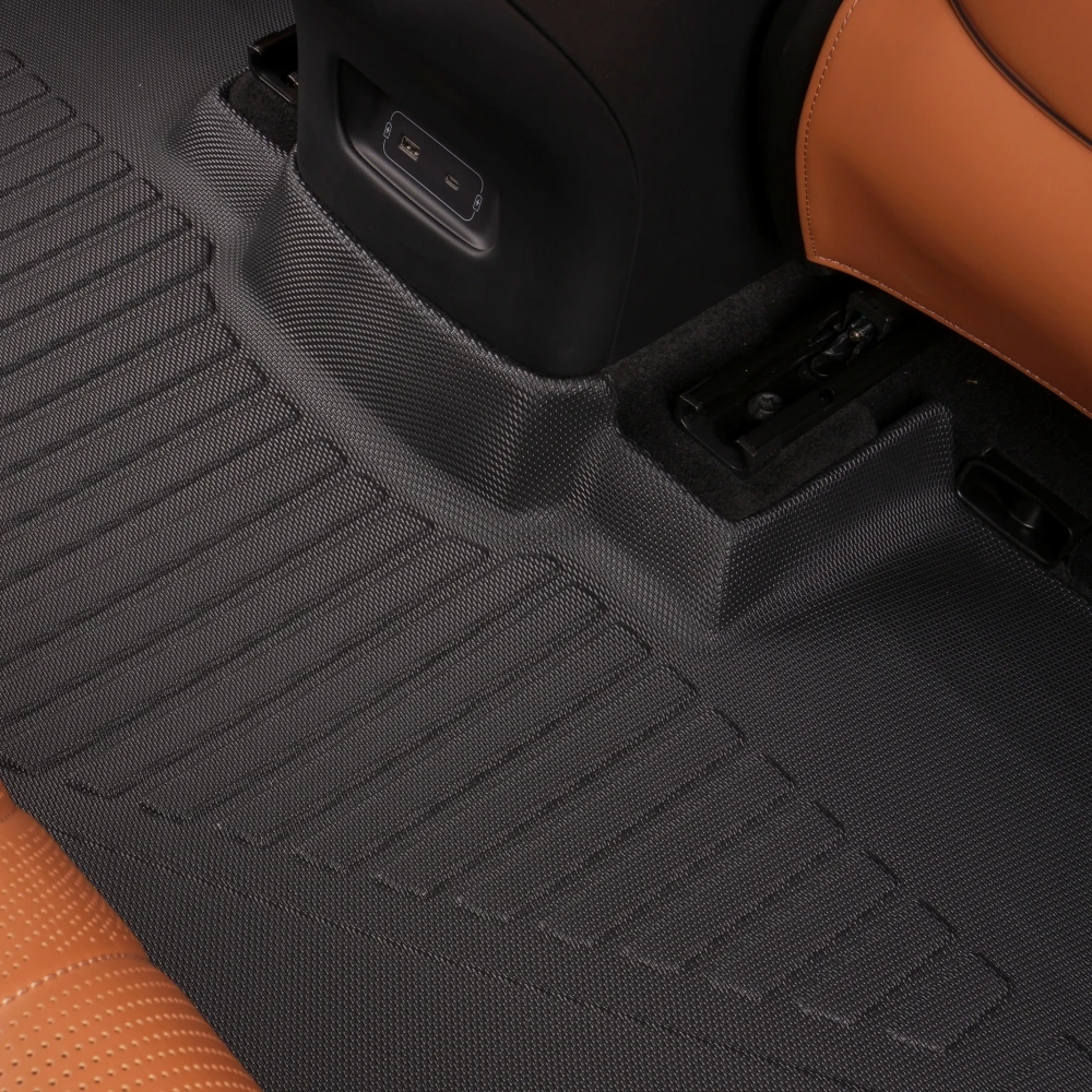 Für Xpeng G6 Auto-Fußmatten Kofferraummatte Laderaumauskleidung Kofferraumauflage TPE 3D-Fußmatte Rückenlehnen-Schutzauflage Wasserdicht Geruchlos – Detail 5