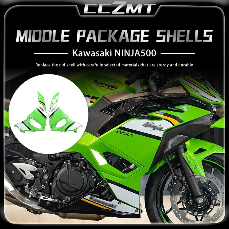 For KAWASAKI NINJA500 Ninja500 Motorcycle left and right side panels Cover plate fairing large package shells Accessories