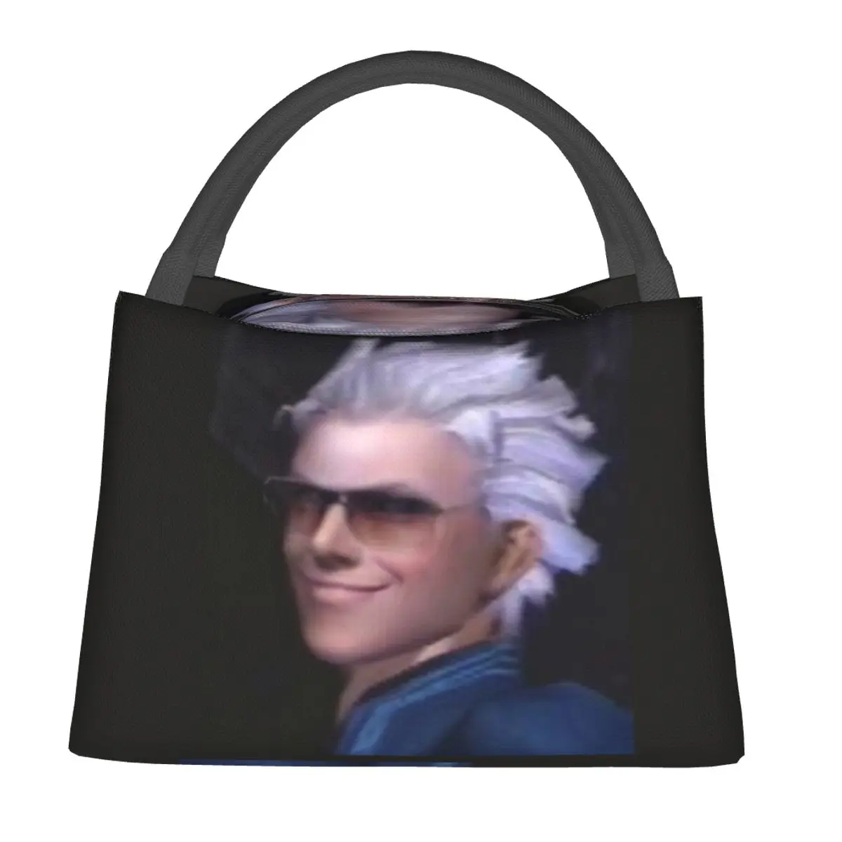 Vergil From The Devil May Cry Series Lunch Bags Insulated Bento Box Lunch Tote Picnic Bags Thermal Bag for Woman Student Travel