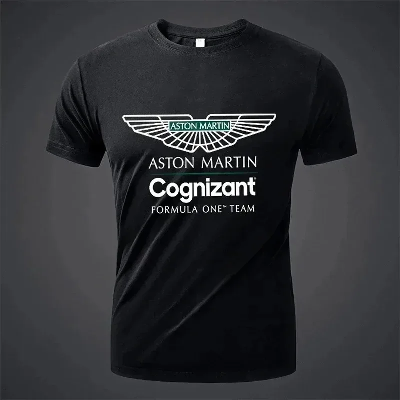 ASTON MARTIN Cognizant T Shirt Cotton Short Sleeve Letter Print T Shirt Man Women  Parenting Cloth Summer Basic Top