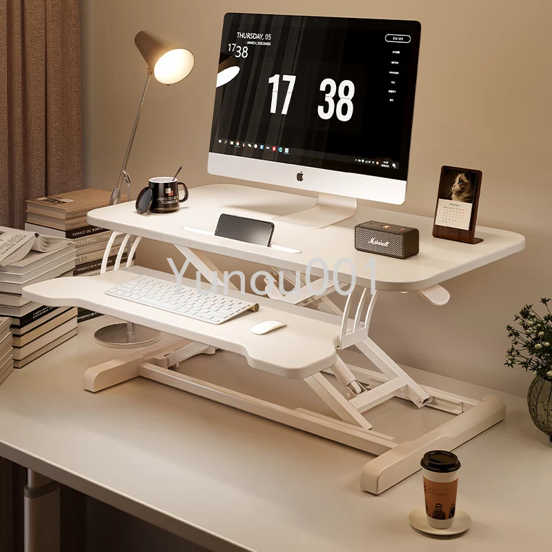 

Standing Office Desk, Adjustable Work Table, Computer Desk, Household Desktop, Elevated Laptop Desktop, Folding Stand