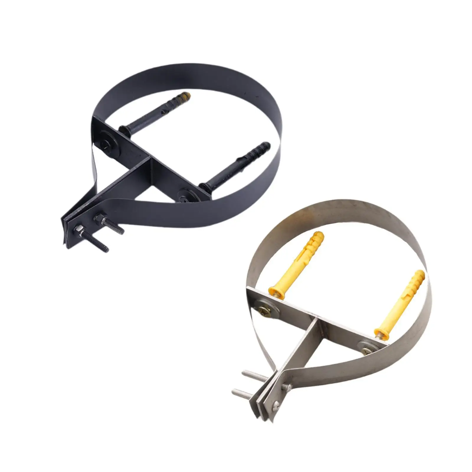 Chimney Pipe Bracket 135 mm Accessories Metal Fireplace Parts Hanging Chimney Pipe Holder Ring Pipe Hanger Wall Strap Pipe Clamp