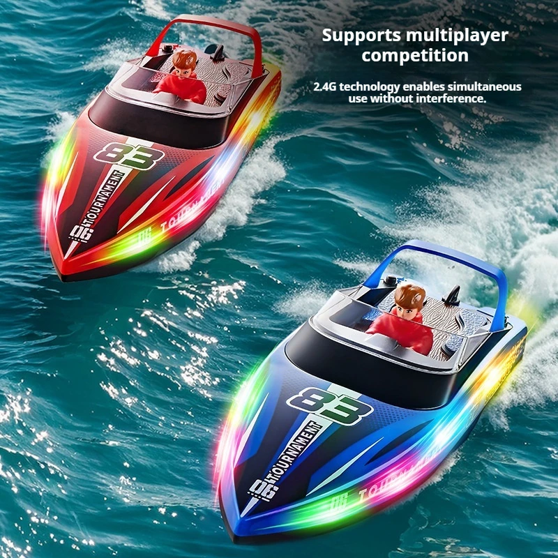 新発売！高馬力2.4G高速リモコンボート、子供用水遊びおもちゃボート