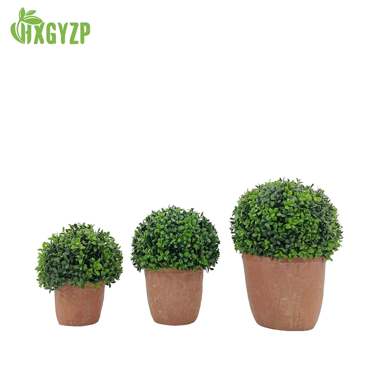 

Artificial Plant Potted Milan Grass Boxwood Balls With Flowerpot For Home Decoration Office Garden Indoor Outdoor Green Plants