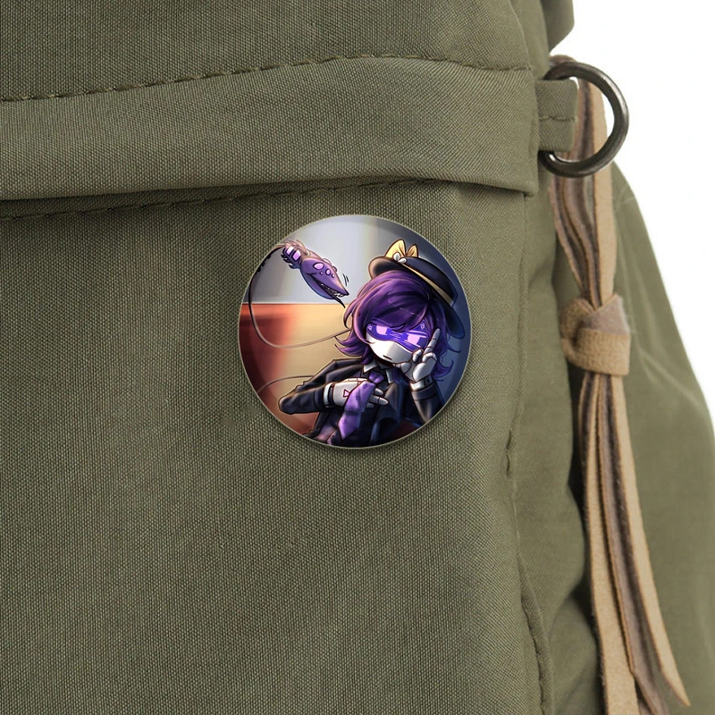 Game Anime Murder Drone N V J Brooches on Backpack Cartoon Badge Cute Dog UZI Killers Enamel Pins Jewelry Accessories Gifts