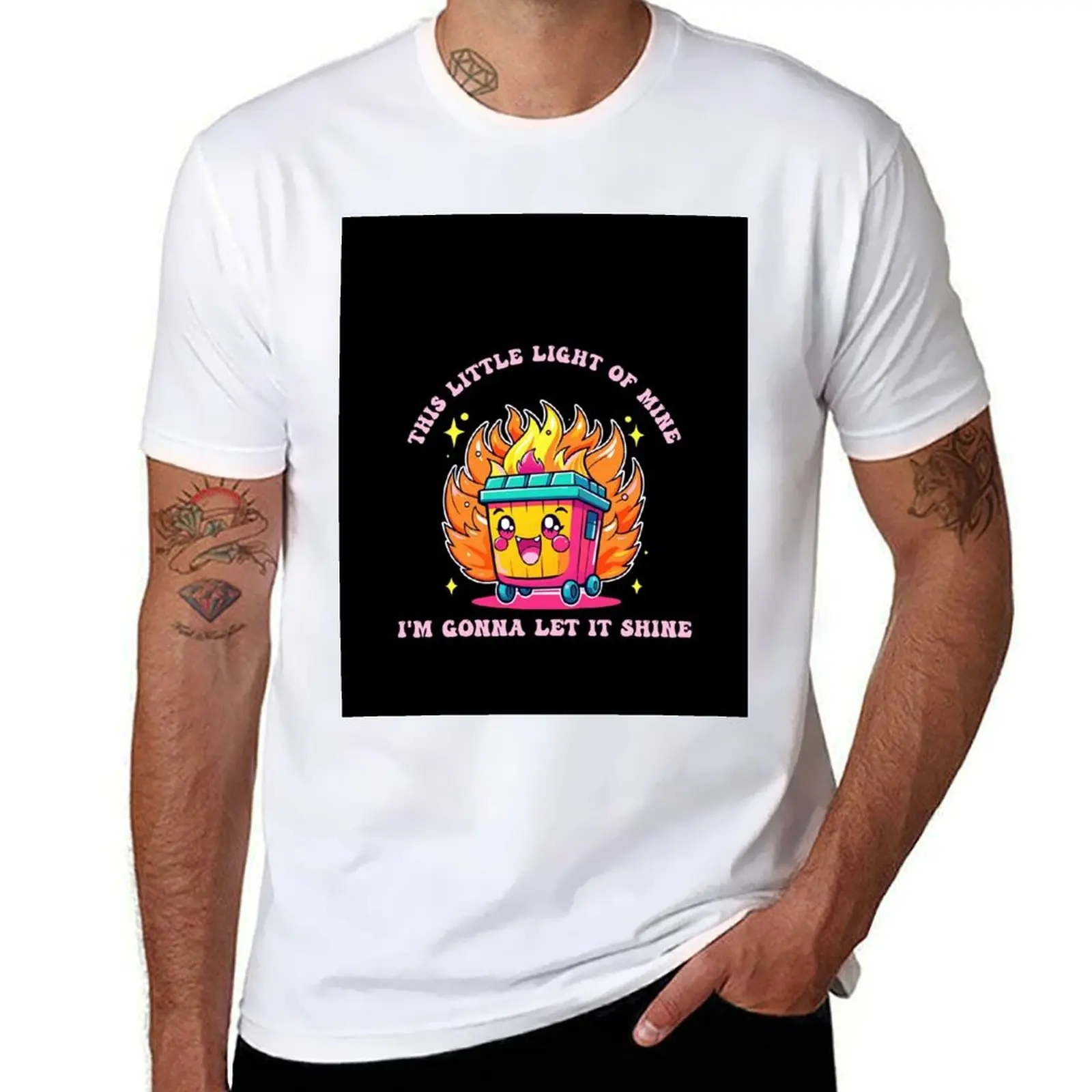 

Dumpster fire T-Shirt t shirt for man man t shirt cotton man t shirt graphic T-Shirt