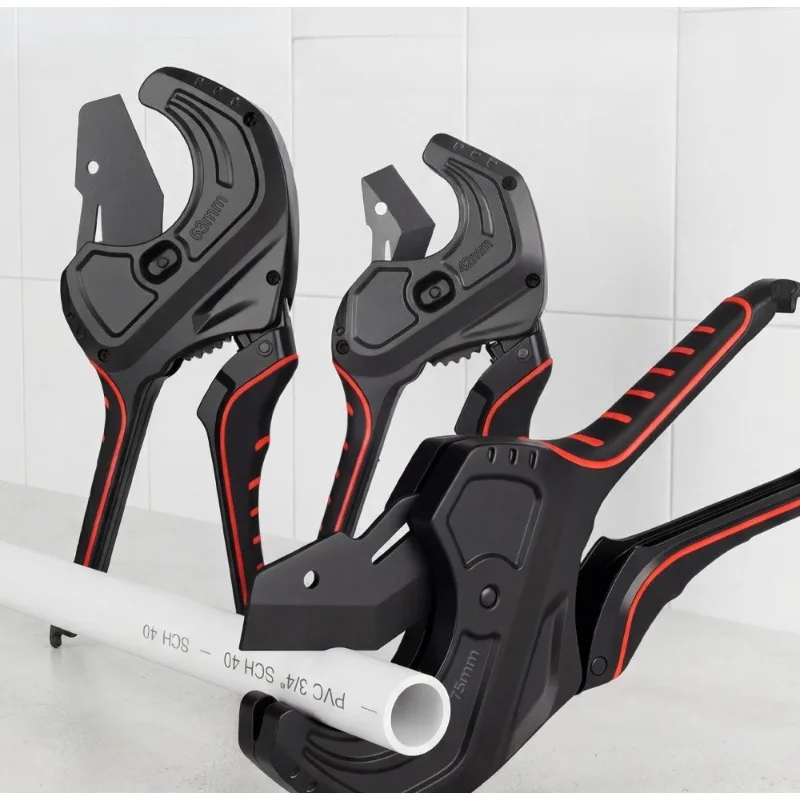 

Труборез для труб PPR/PVC, с редукционной головкой, острый и прочный, для прямого реза, профессиональный инструмент премиум-класса для домашнего ремонта и резки труб