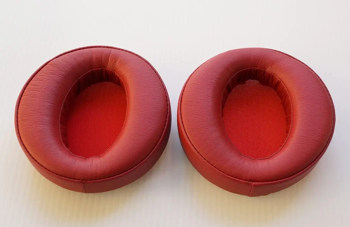 قطع غيار لسماعات الرأس اللاسلكية V-MOTA ، سماعات أذن متوافقة مع منصات سوني ، وسادة حمراء