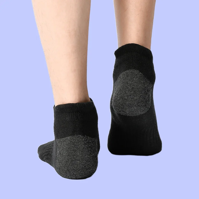 Chaussettes en coton de haute qualité pour hommes et femmes, chaussettes de sport, chaussettes courtes en maille respirante, chaussettes de rinçage blanches et noires, 6/12 paires, nouveau, 2024