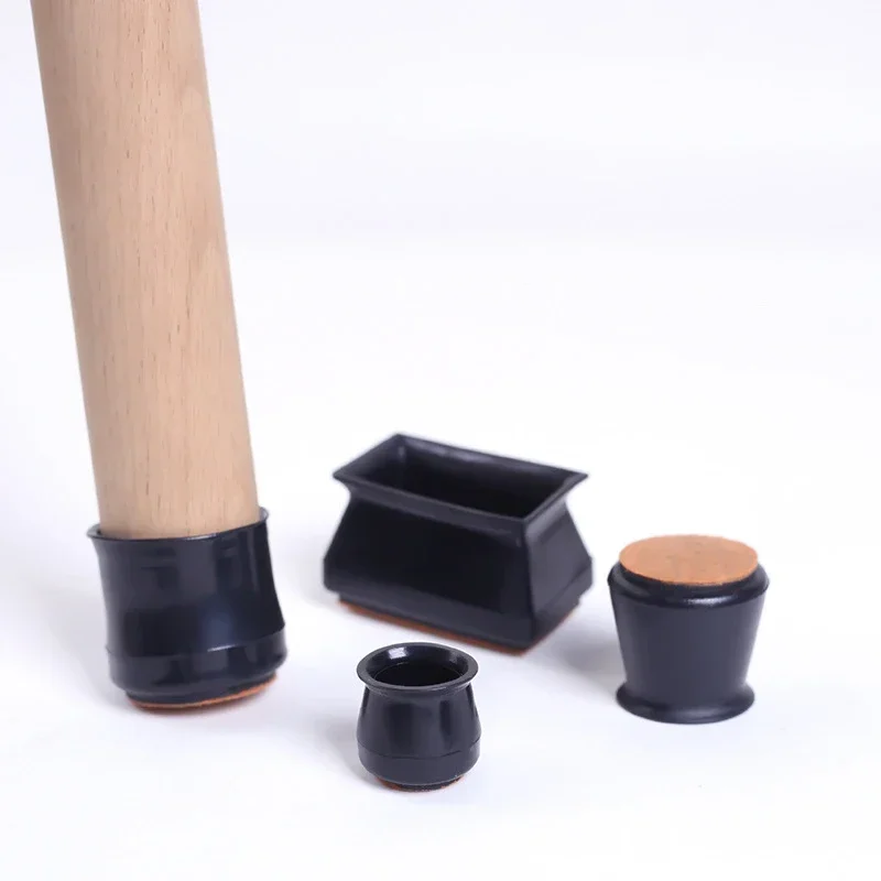 24/4 Stück Stuhlbein-Kappen, Silikon-Fußschutzpolster, Möbel-Tischabdeckungen, Socken, Stopfen, Abdeckungen, Möbel-Nivellierfüße, Heimdekoration – Detail 4