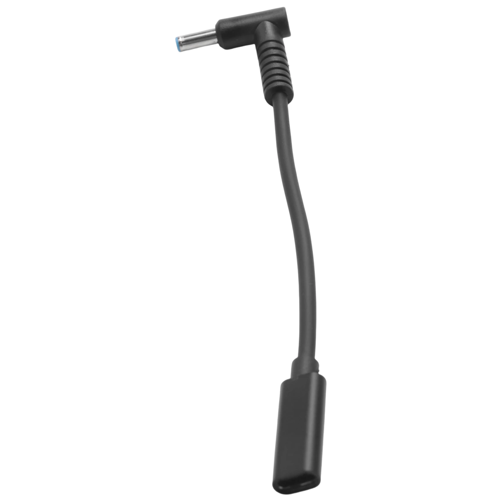 Rodzaj USB C żeński do HP4506 męski 90 ° kabel Adapter 4,5x3,0mm wtyczka konwerter zasilania Dc z czujnikiem PD czip do drukarek HP laptopa