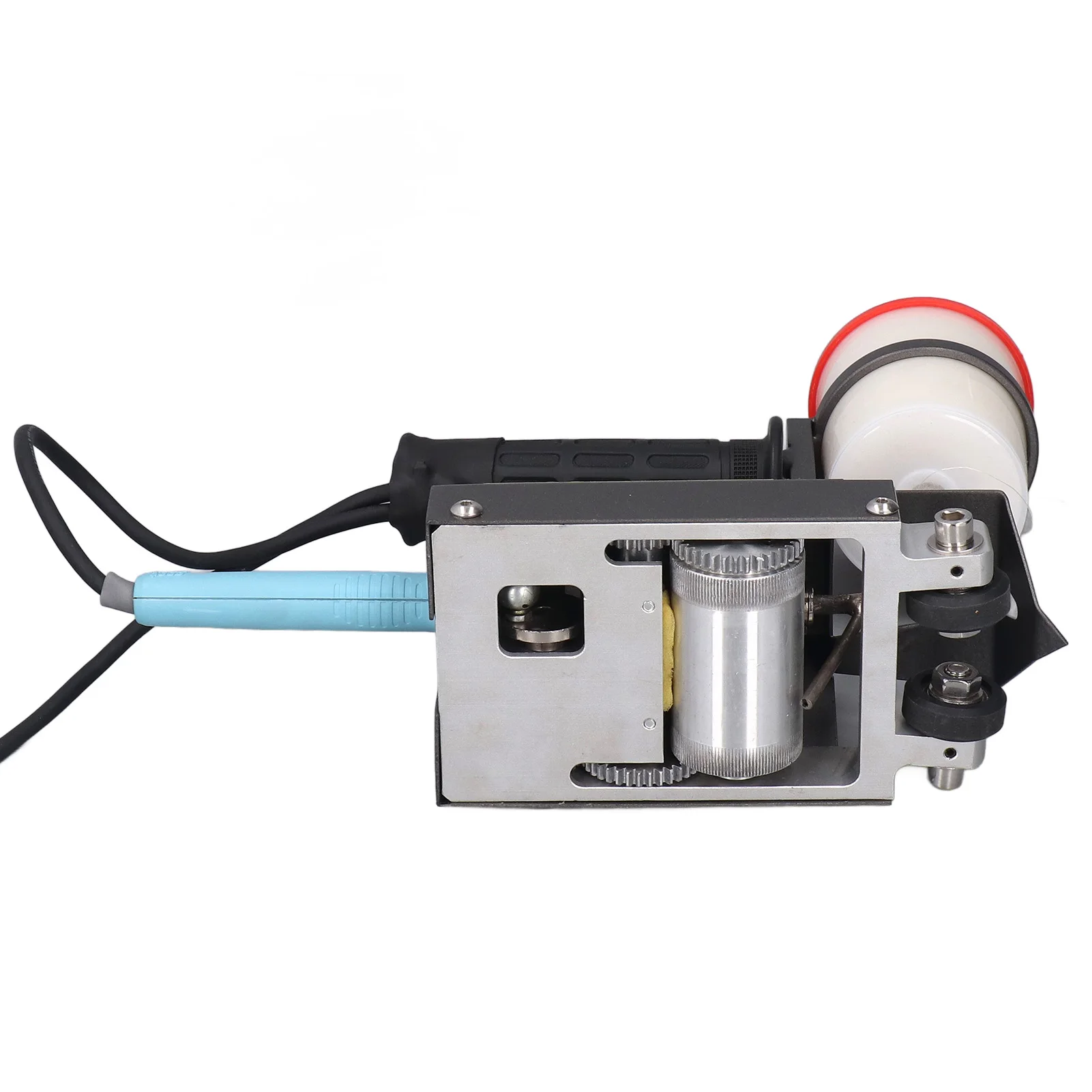 ماكينة خياطة قشرة الخشب الأوتوماتيكية 220 فولت عملية دقيقة عزل الحرارة النجارة تستخدم ماكينة خياطة اللحف المحمولة