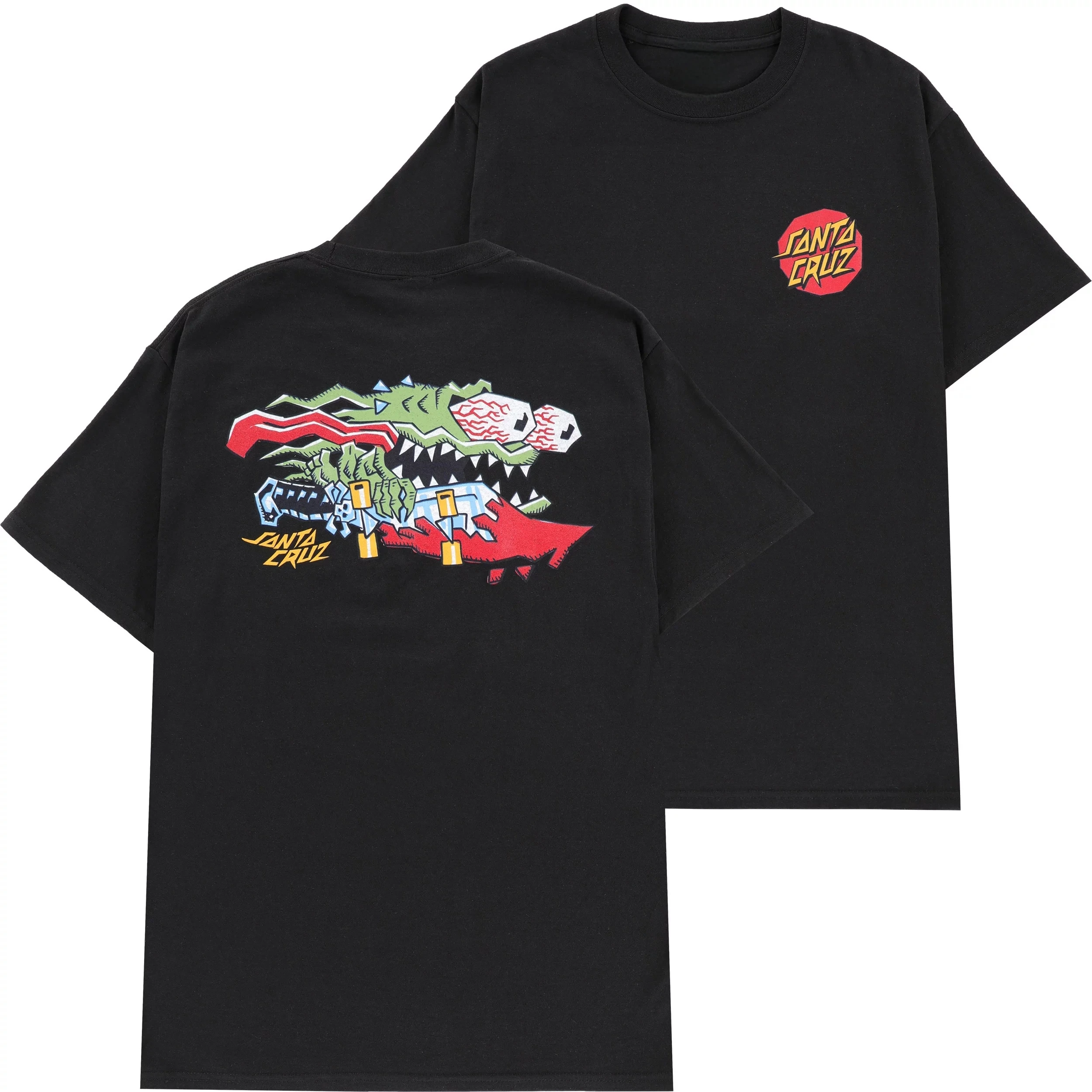 

Skateboard Trendy Hip-hop Print T-shirt Men's Women's Cotton Short-sleeved Street Sports Leisure Loose Oversized Unisex Tees